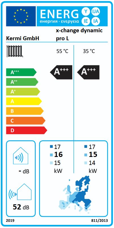 Kermi Luft Wärmepumpe x-change dynamic pro L 20 kW R290 ohne Regler W20503