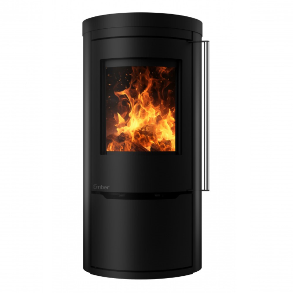 Kaminofen Ember Cook 5,5 kW schwarz kochen 30012680 Kamin Holzofen