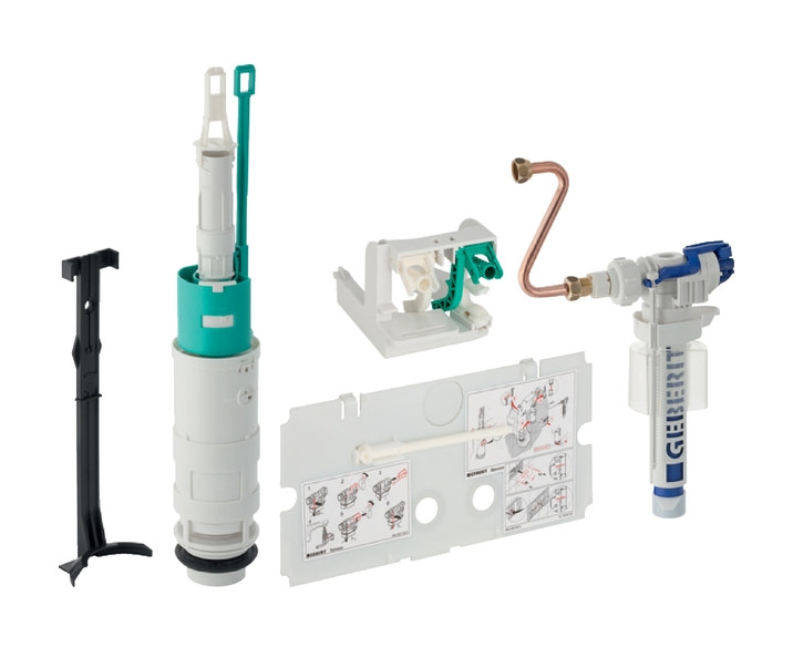 Geberit Umbau Set UP Spülkasten Abdeckplatte Twinline30 2-Mengen BJ 1988 - 1997