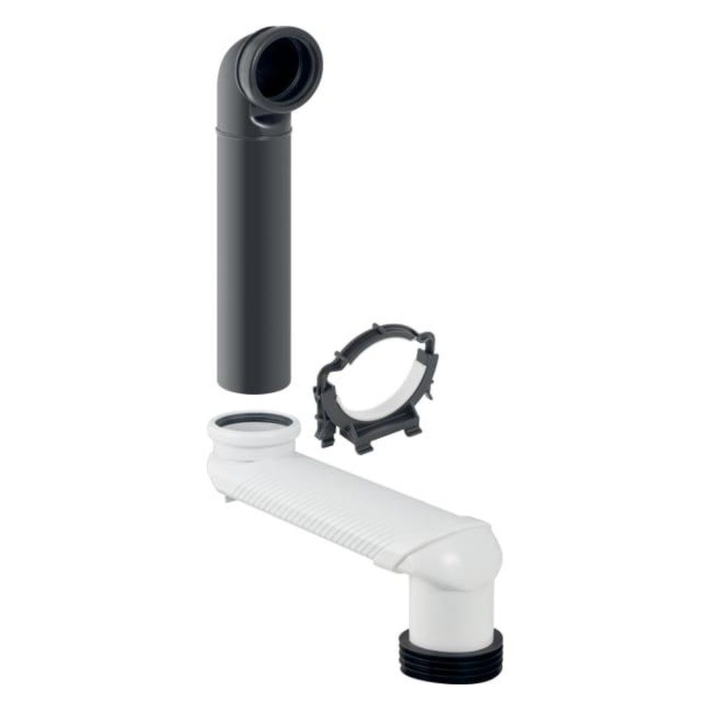 Geberit Monolith WC-Etagenbogengarnitur waagerecht Anschluss-Set 131.088.29.1