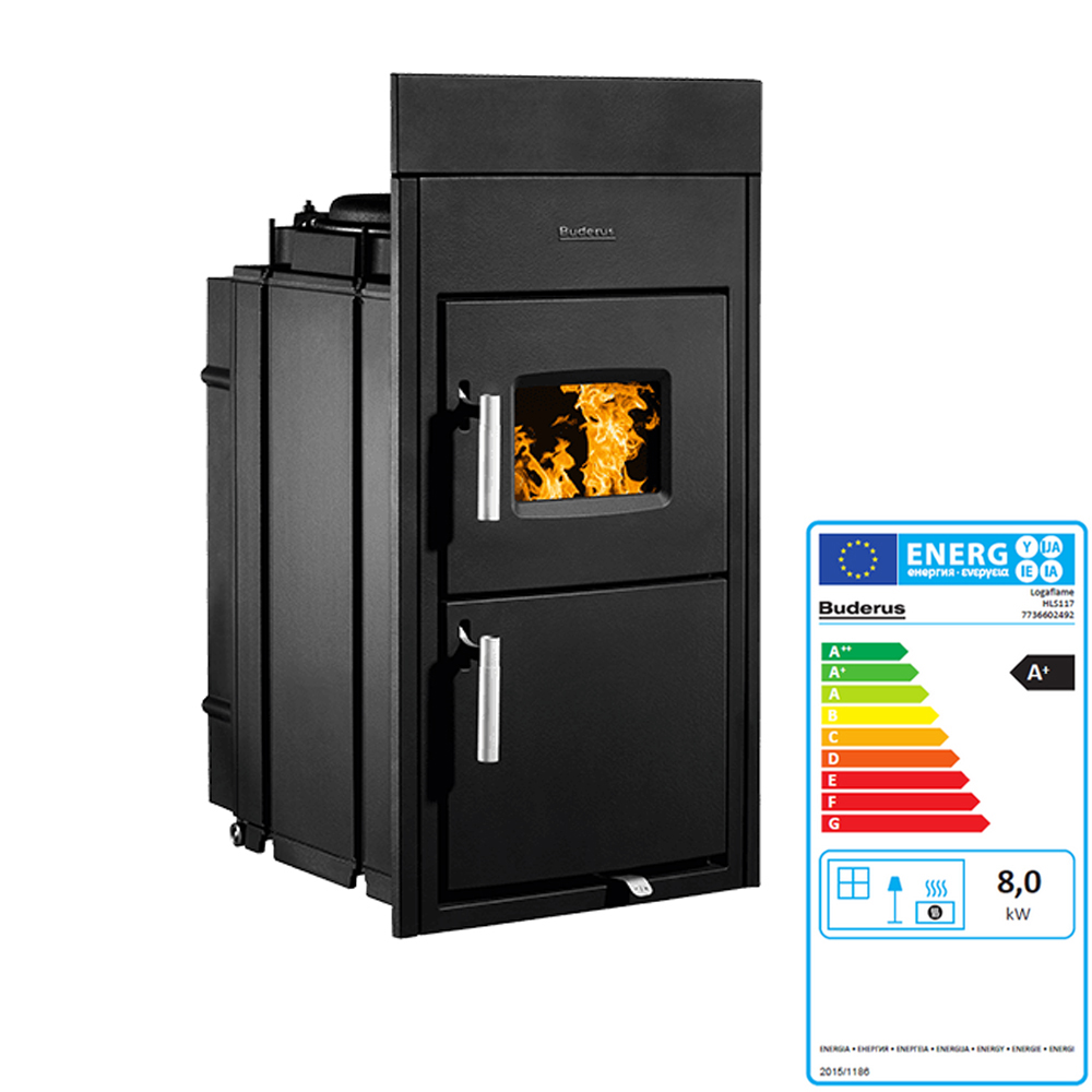 Buderus Heizeinsatz HLS117 8 kW Logaflame Kachelofeneinsatz Kamineinsatz Kuppel Buderus Heizeinsatz HLS117 8 kW Logaflame Kachelofeneinsatz Kamineinsatz Kuppel