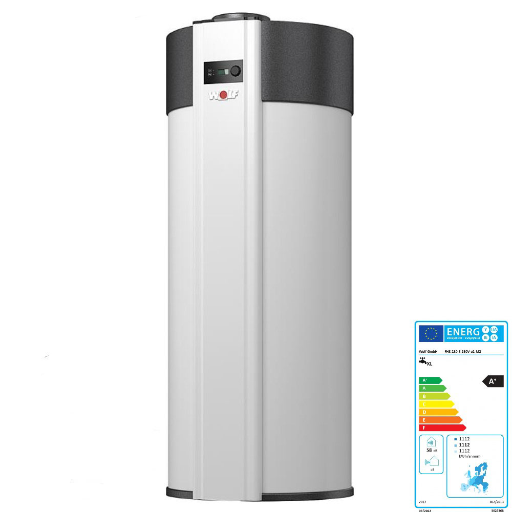 Wolf Warmwasser Wärmepumpe FHS-280 S Trinkwasserwasserwärmepumpe