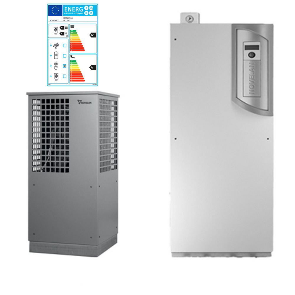 Novelan Luft Wasser-Wärmepumpe LA 7.1-CS 2 - 7,2 kW LA Compact Station