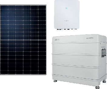 Buderus Photovoltaik PV Paket PV25 7,38 KWp Stromspeicher Sungrow SBR 9,6 kWh