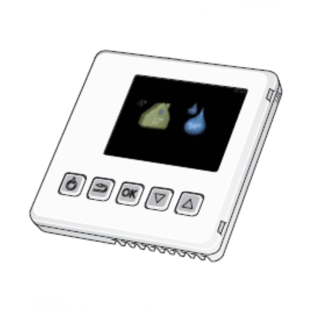 NIBE Raumeinheit Fernbedinung RMU 40 067064 Raumregelung Aufputz Wandmontage NIBE Raumeinheit Fernbedinung RMU 40 067064 Raumregelung Aufputz Wandmontage