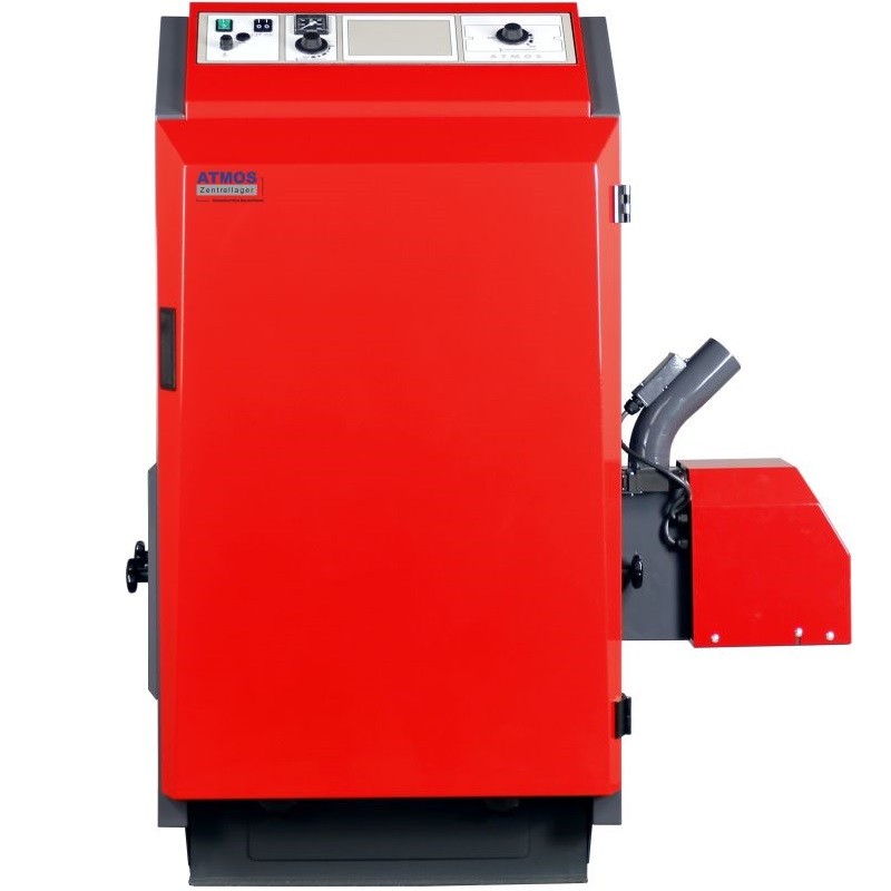 Atmos Pelletkessel P14 P21 P25 Set mit Förderschnecke Laddomat PM-Modul