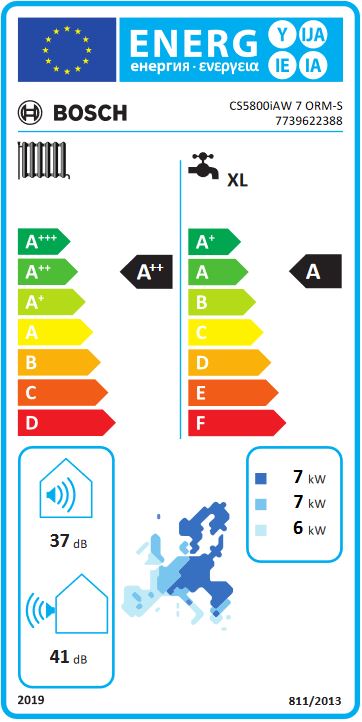 BOSCH Wärmepumpe Monoblock-Außeneinheit AW 7 OR-S Baureihe CS5800/6800i AW