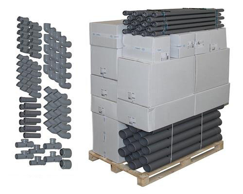 HT Rohr Abwasserrohr Abfluss Rohr Bogen Abzweig DN50 DN100 Aktionspalette