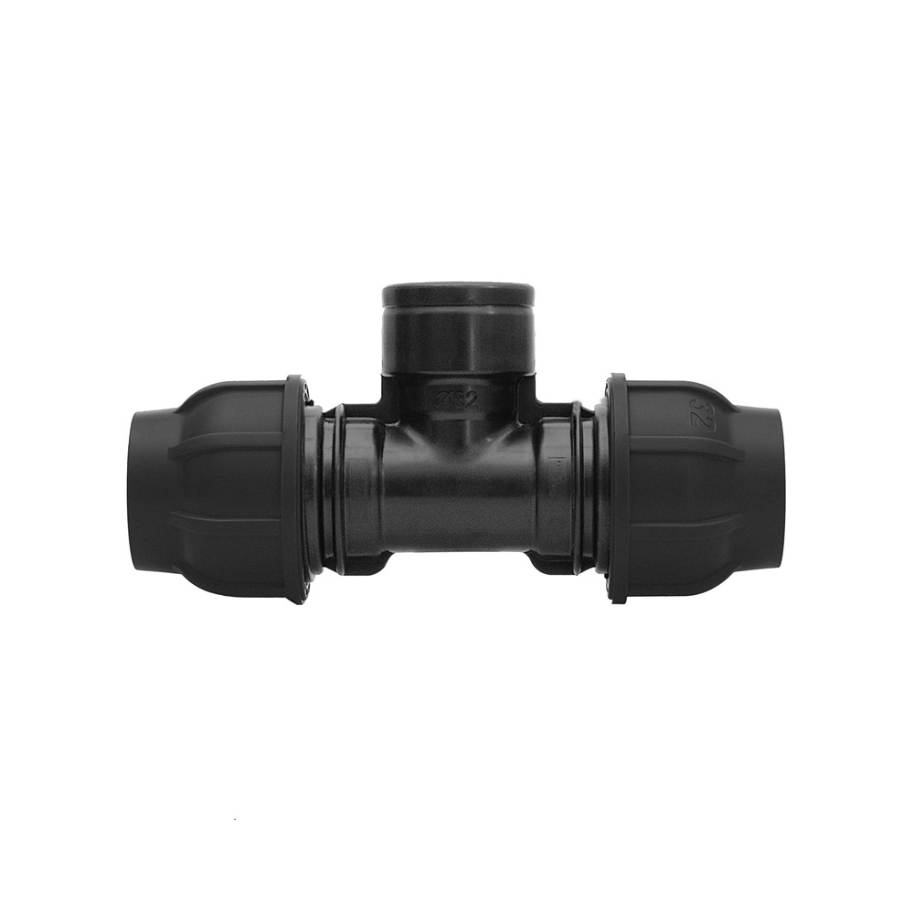 Gebo Plast T-Stück mit Innengewinde PE Klemmfitting Abzweig Klemmverbinder IG Gebo Plast T-Stück mit Innengewinde PE Klemmfitting Abzweig Klemmverbinder IG