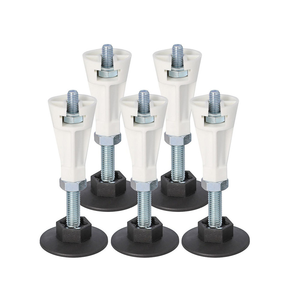 Fußset 5-tlg. Schraubbefestigung passend zu Duschwanne Lendou 800 - 900mm Fußset 5-tlg. Schraubbefestigung passend zu Duschwanne Lendou 800 - 900mm