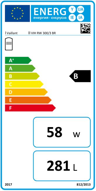 Vaillant Warmwasserspeicher uniSTOR plus VIH RW 300/3 BR für Wärmepumpen