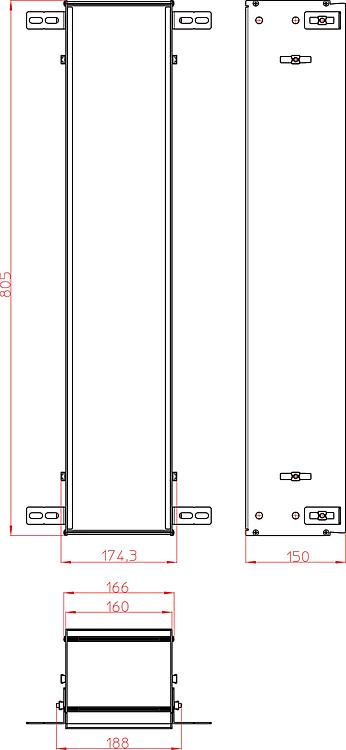 WC Modul emco asis 2.0 Anschlag links optiwhite Wandcontainer Einbaurahmen
