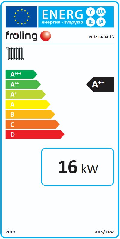 Fröling Brennwert Pelletskessel PE1c Pellet 16 16 kW 14223 Lambdatronic P 3200