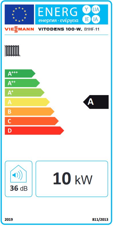 Viessmann Vitodens 100-W 11 kW Typ B1HG Gasbrennwertgerät mit 7" Display Z029761