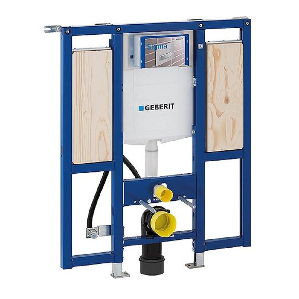 Geberit Duofix Wand-WC 112 cm barrierefrei UP320 für Stütz- und Haltegriffe