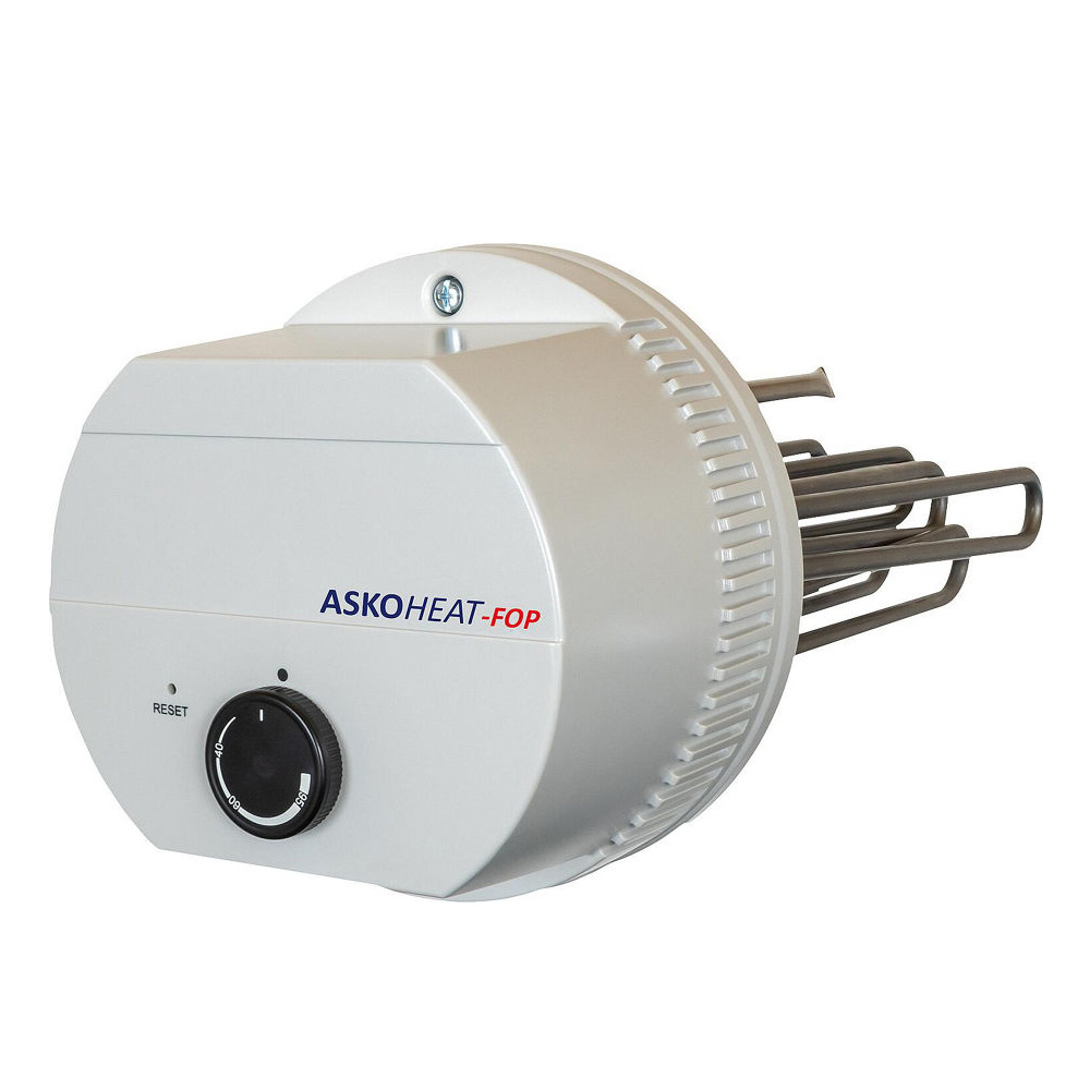 Askoma AHFOR-BI-OP Heizstab Flanschheizkörper 2,5 kW 400V stufenlos Ø 180mm