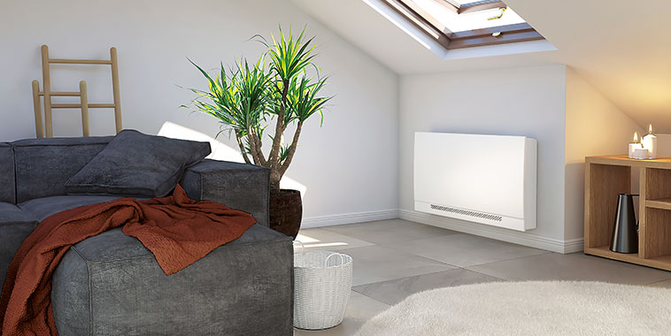 Arbonia Wohnraum Fan Coil Heizkörper Größe 2 Condiline DXH-ECM-MV-3V-CB-T 20