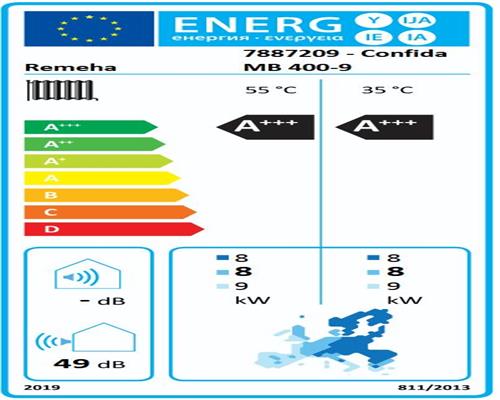 Remeha Luft Wärmepumpe Confida MB 400-9 7887209 Hochtemperatur
