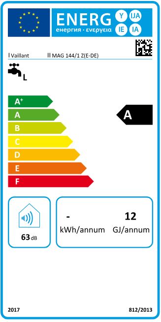 Vaillant Gas Warmwasser Geyser atmoMAG 144/1 Z E-Gas 0010022562 Durchlauferhitzer