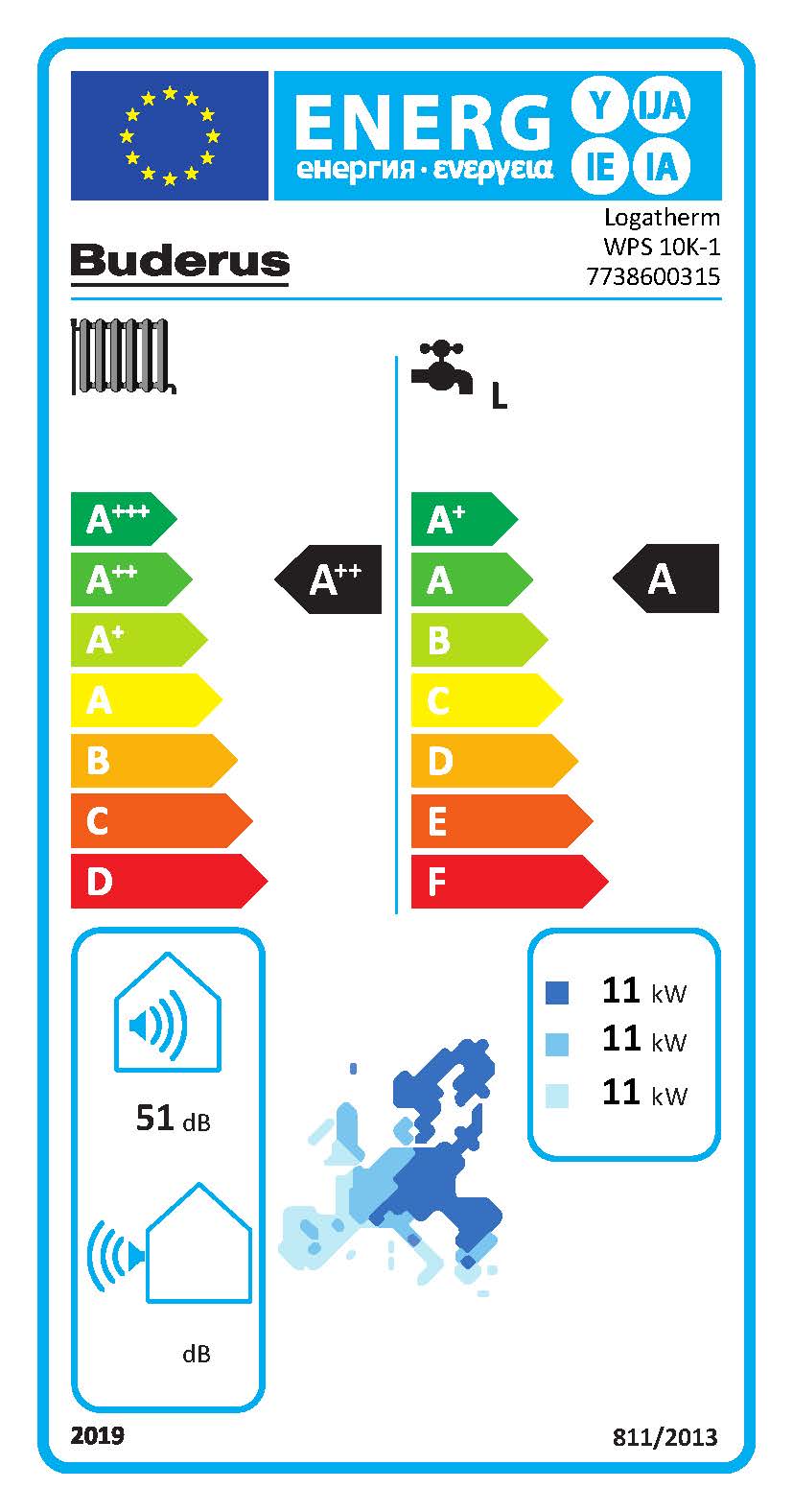 Buderus Logatherm Sole/Wasserwärmepumpe WPS 10K-1 Erdwärmepumpe Solepumpe
