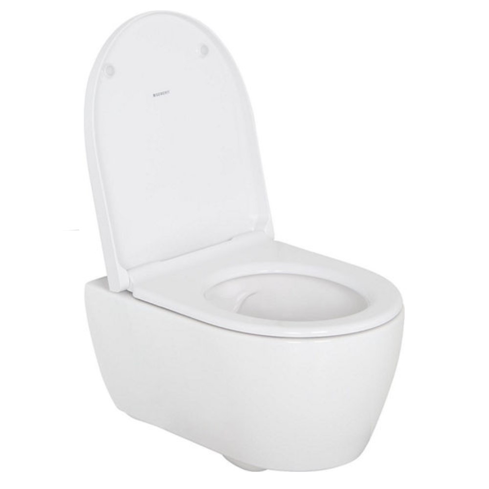 Combi-Pack Geberit iCon Wand-Tiefspül-WC weiß spülrandlos WC-Sitz Softclose QuickRelease