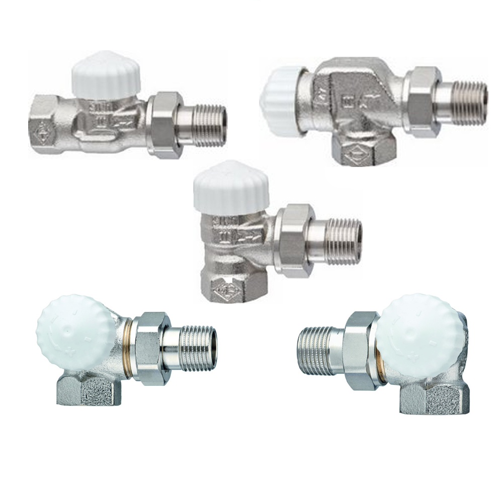 Heimeier Thermostatventil V-Exact II 3/8" 1/2" 3/4" Eck Durchgang Axial Winkel