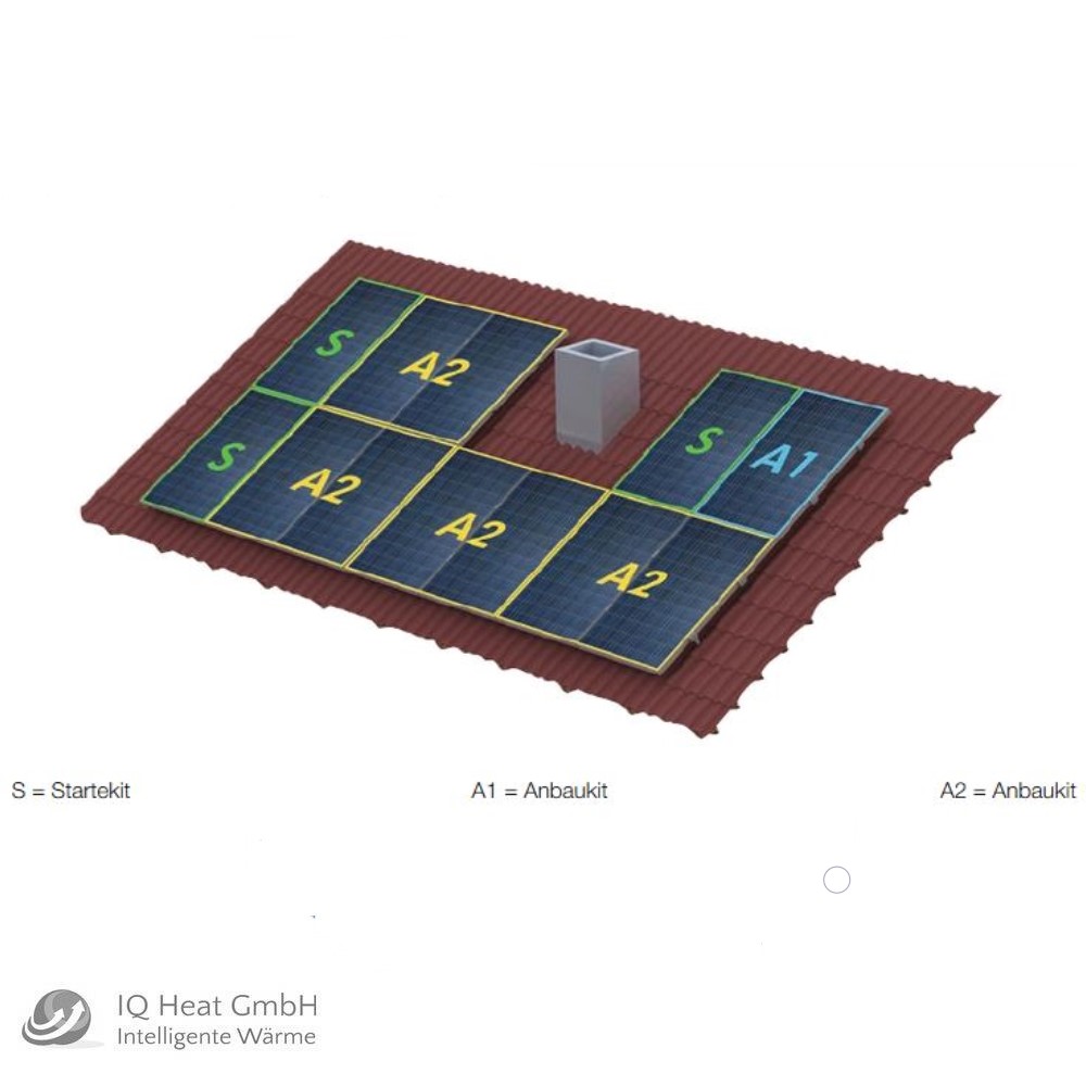 Buderus S1 Sarterkit RH 40 silber für 1 PV-Modul Aufdach Montagesystem Dachhaken Buderus S1 Sarterkit RH 40 silber für 1 PV-Modul Aufdach Montagesystem Dachhaken