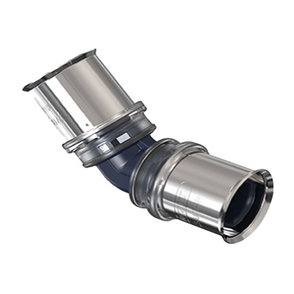 Wavin Tigris K5 Pressfitting Winkel 45° Grad 25 - 63 mm in VPE Trinkwasser Heizung