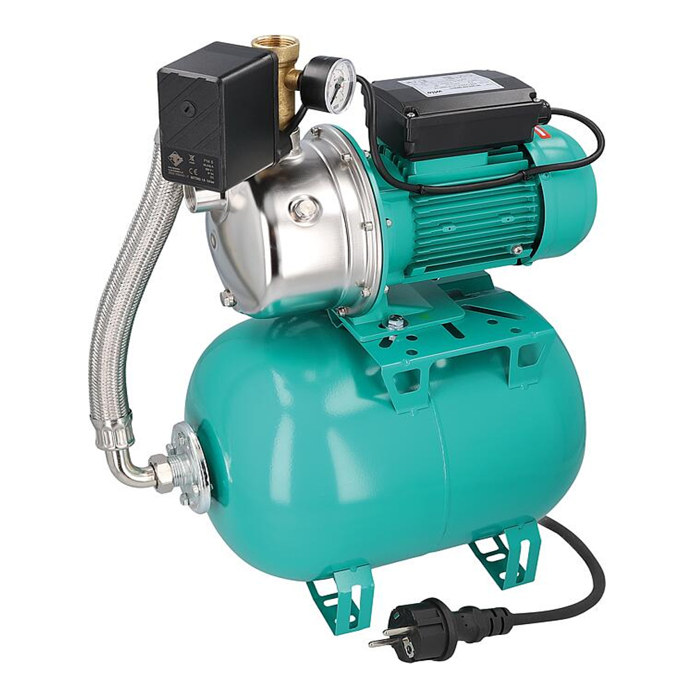 Hauswasserwerk Wilo Jet HWJ 204 EM 20 L 4265552 Gartenpumpe 5000 l/h 1000 Watt