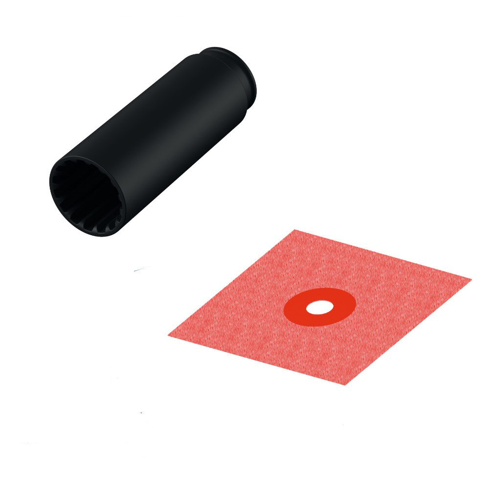 TECE Seal System Dichthülse Abdichtmanschette 704801 704803 für Baustopfen TECE Seal System Dichthülse Abdichtmanschette 704801 704803 für Baustopfen