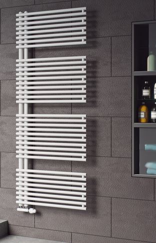 Design Heizkörper Sirius in weiss - Handtuchheizkörper MA 50 mm