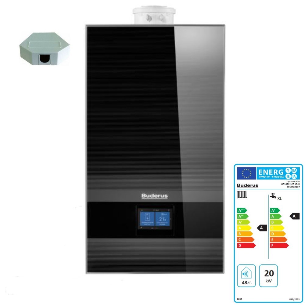 Buderus Logamax plus GB182i.2-20 KD H Gas Brennwert Kombitherme Regelung BC400