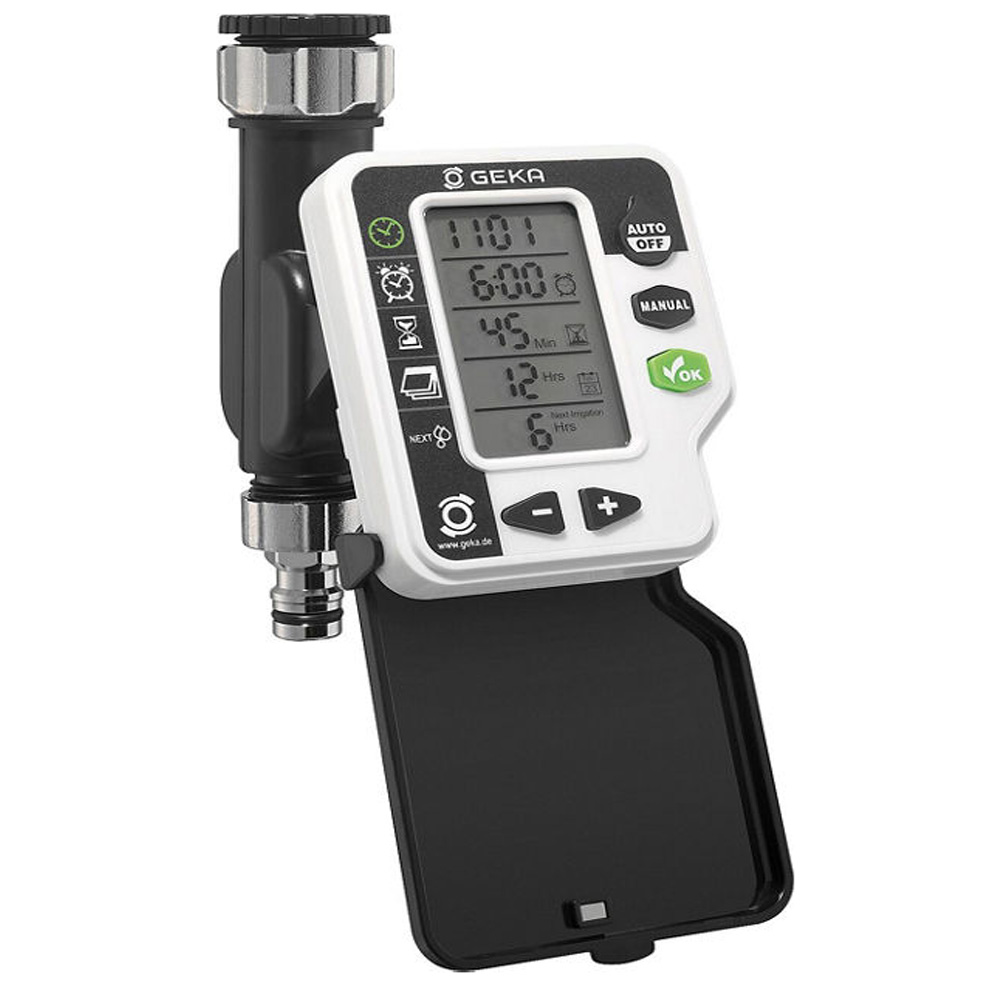 Geka Bewässerungscomputer digital großes Display und Bedienteil