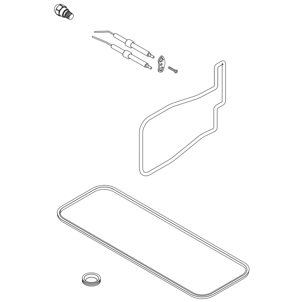 Weishaupt Wartungsset WTC-OB 14-B 46200000232 Brennerdichtung Zündelektrode