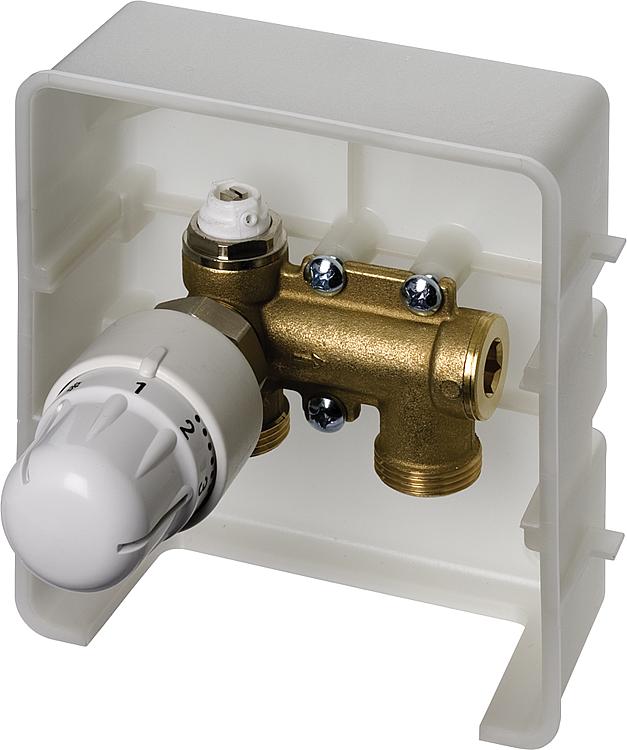 Dünnbett Fußbodenheizung 5 m² + Simplex ER-TH + 4-fach Verteilerfinger VL/RL