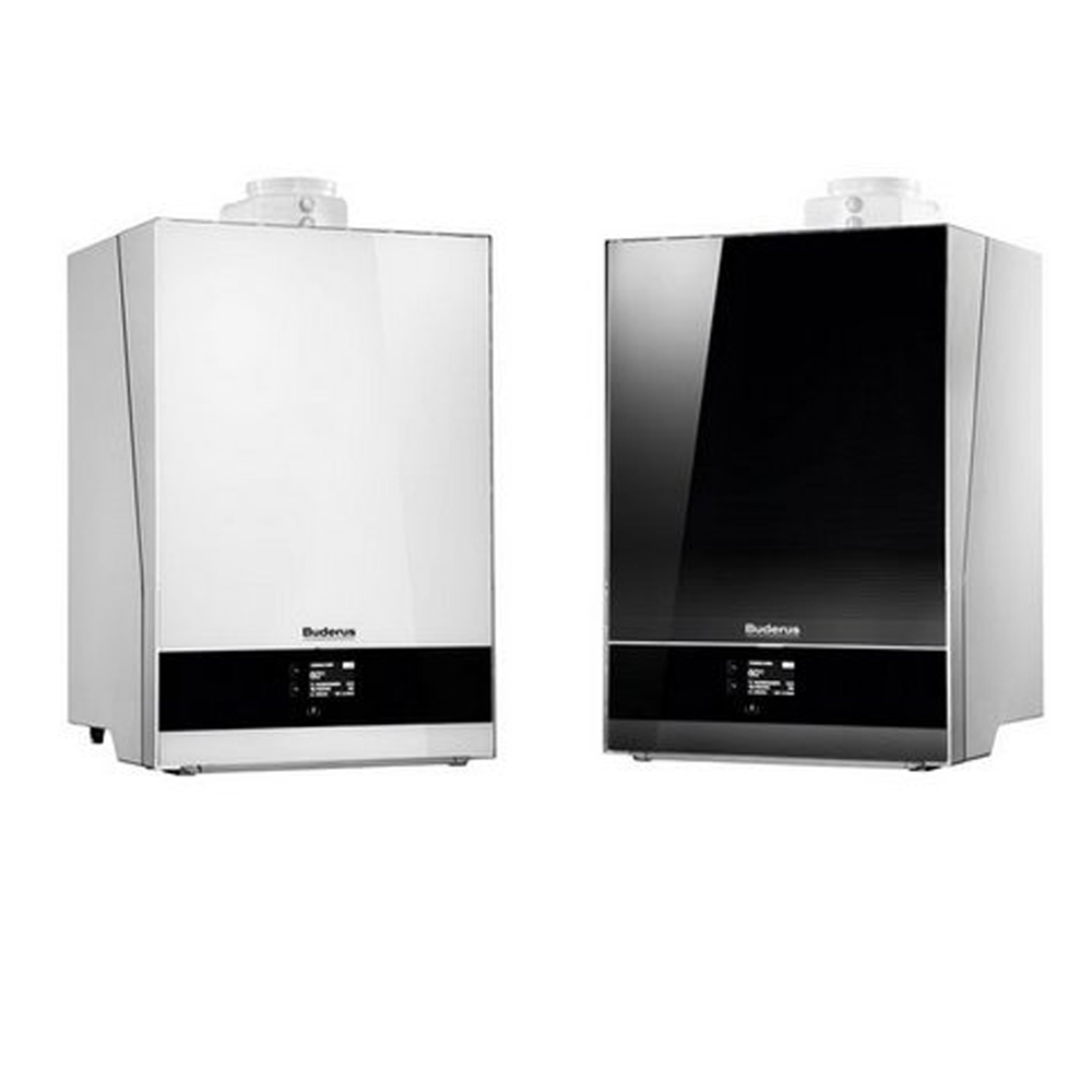 Buderus Gas Brennwert Gerät Logamax plus GB192-15i oder 25i weiss / schwarz