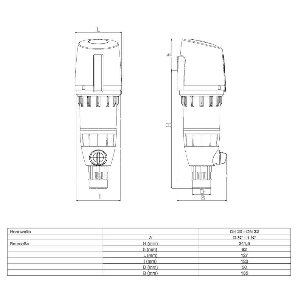 SYR Druckminderer Rückspülfilter Drufi+ 2315 DFR Wasserfilter 2315.00.080