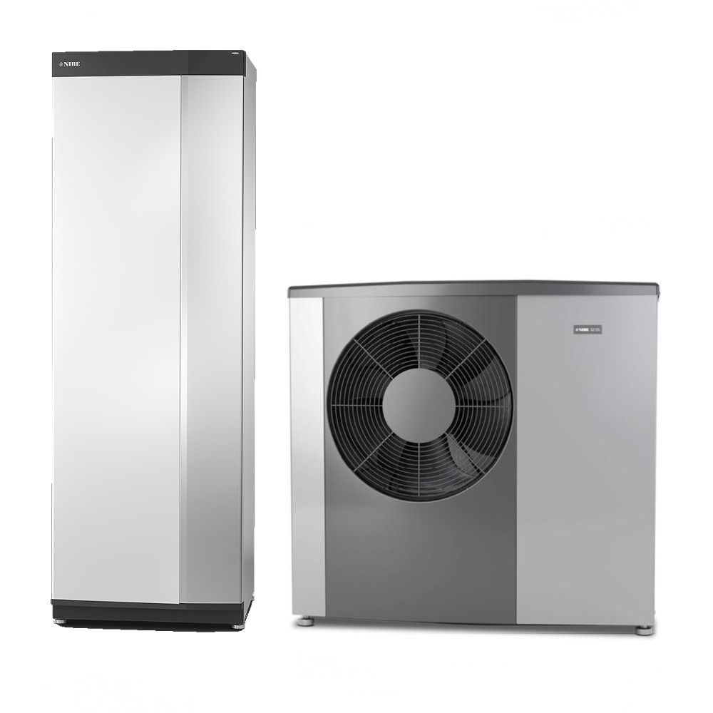 NIBE Luft Wasser Wärmepumpenpaket 2457 S2125-16 + Nibe Inneneinheit VVM S320