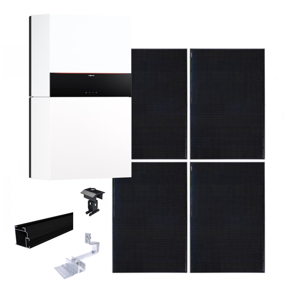 Viessmann Paket PV 6,16 kWp Vitocharge VX3 6.0A5 PV Anlage Photovoltaik Speicher