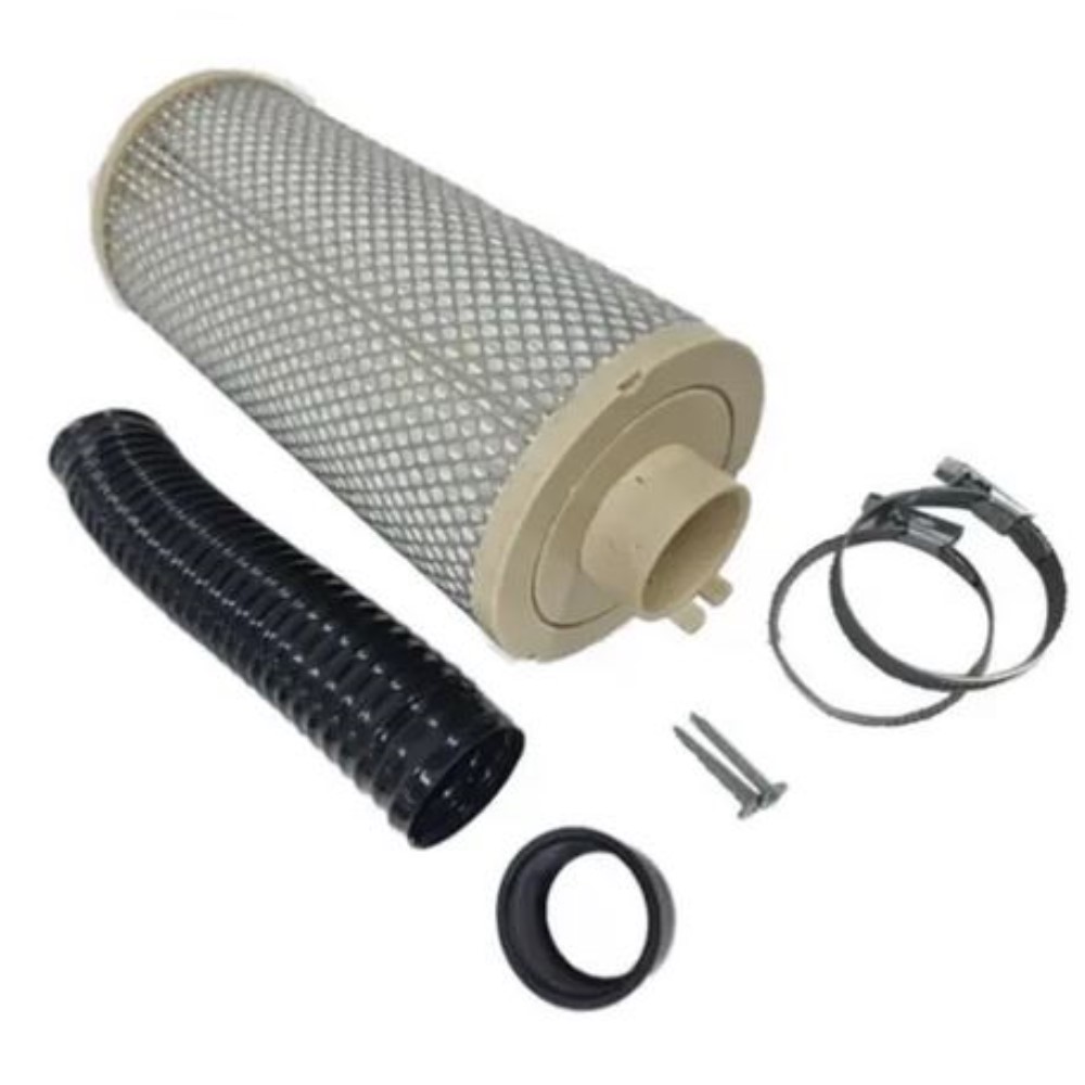 allaway HEPA-Abluftfilter-Set (H13) für Zentralstaubsauger 4480680 inkl. Zubehör