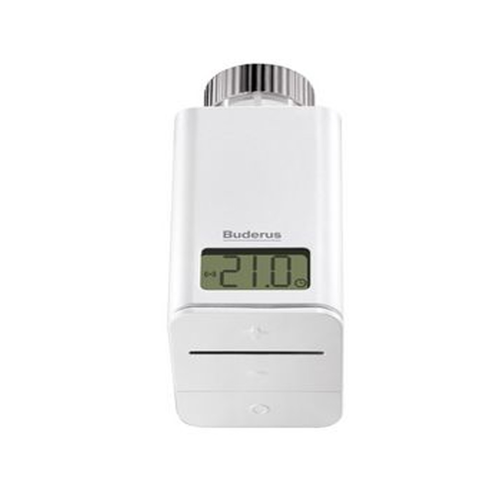 Buderus Digitaler Funk Heizkörper Thermostat THK für Einzelraumregelung SRC plus
