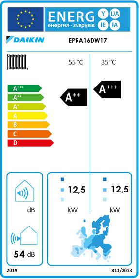 Daikin Luft Wärmepumpe Altherma 3 H HT 16 kW Außengerät 3-phasig/400V