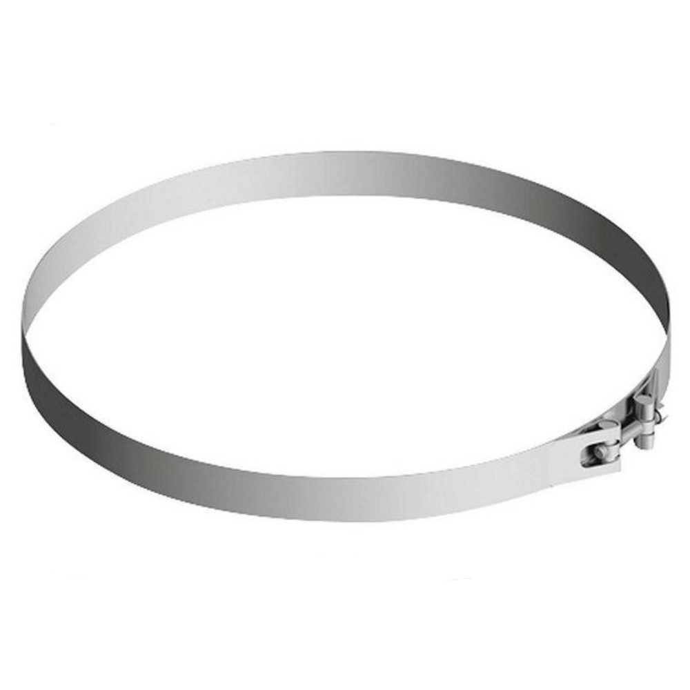 Edelstahl Doppelwandiges Abgassystem Klemmband DN 150/210 Außenwand