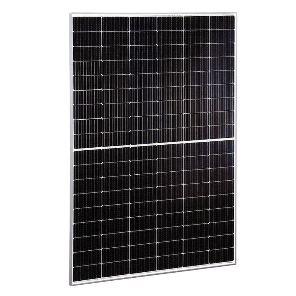 QJ PV Modul 550 W silber Glas-Folie Monokristallin Photovoltaik Modul Monofazial