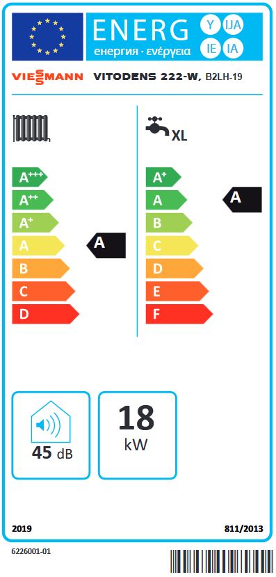 Viessmann Gasbrennwertgerät Paket Vitodens 222-W 19 kW Kompaktgerät Typ B2LF