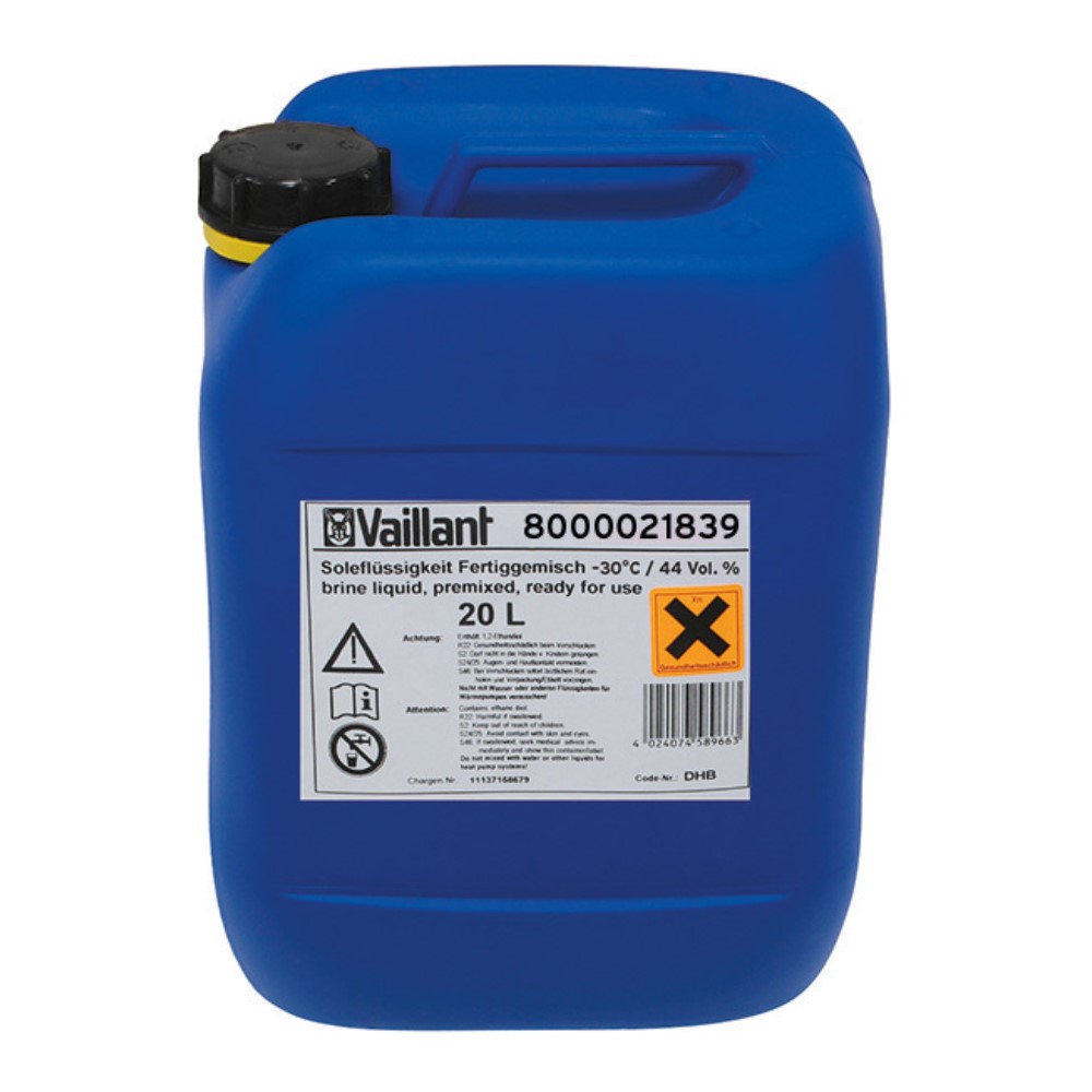 Vaillant Soleflüssigkeit 20 L Fertiggemisch für flexoTHERM mit aroCOLLECT