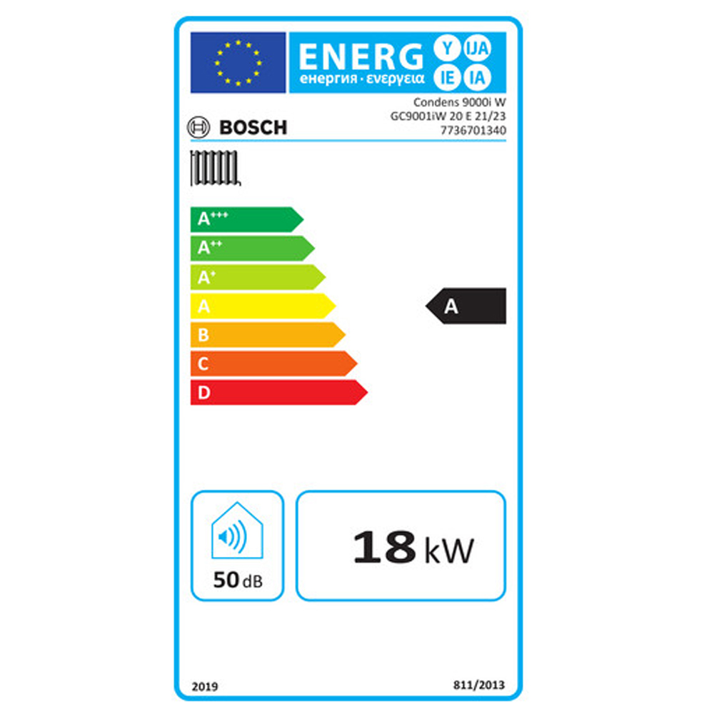 BOSCH Gas Brennwertgerät wandhängend Condens GC 9001iW 20 E 21/23 weiß