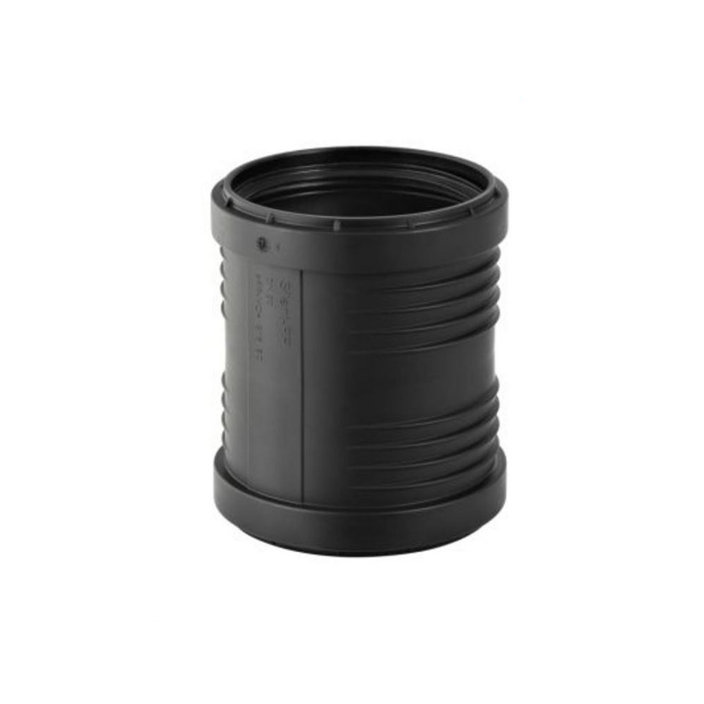 Geberit Silent PP schallgedämmtes Abflussrohr Doppelsteckmuffe DN 110 mit Muffe