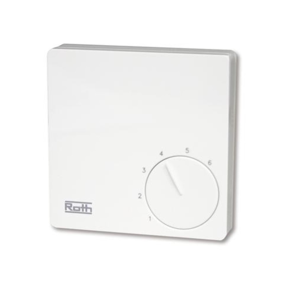 Roth Raumthermostat Basicline H 24 Volt Fußbodenheizung 1135007407