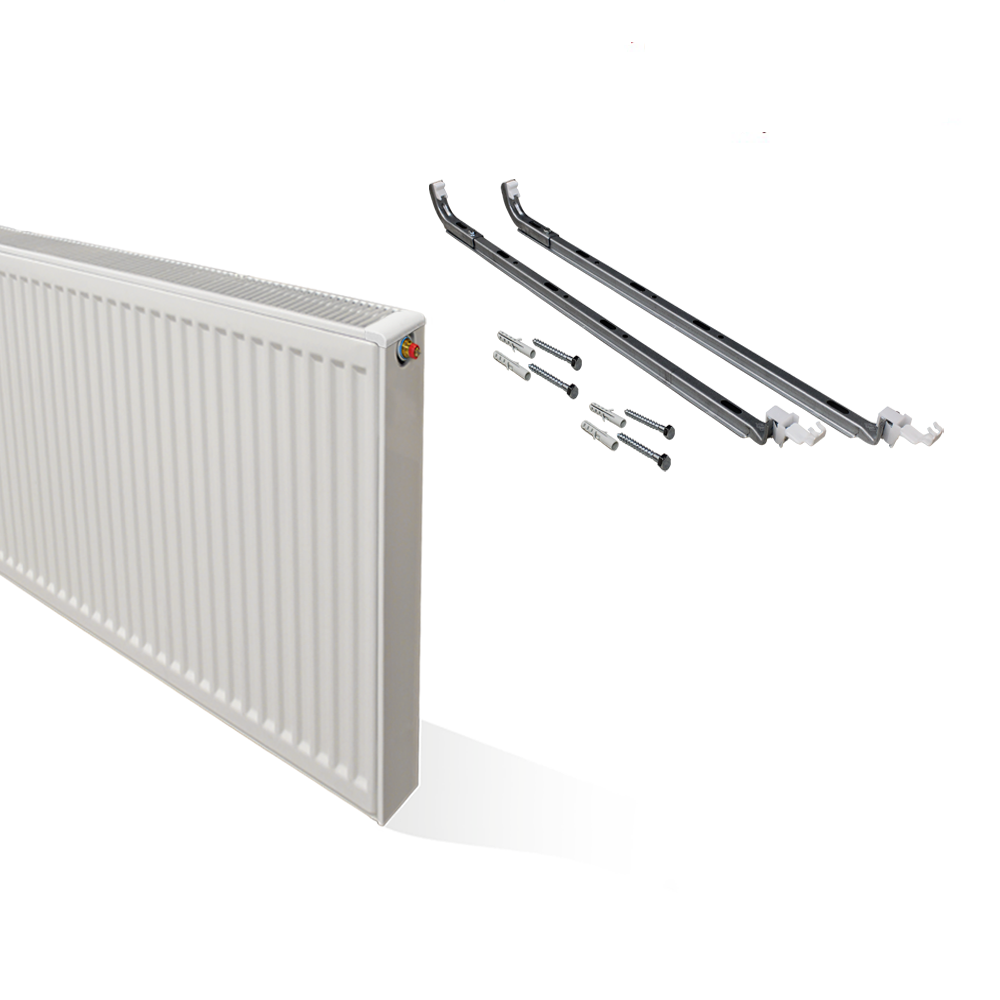 Buderus Logatrend VC-Profil-Heizkörper Typ 22 BH 600 / L 600 (mit Halterset)